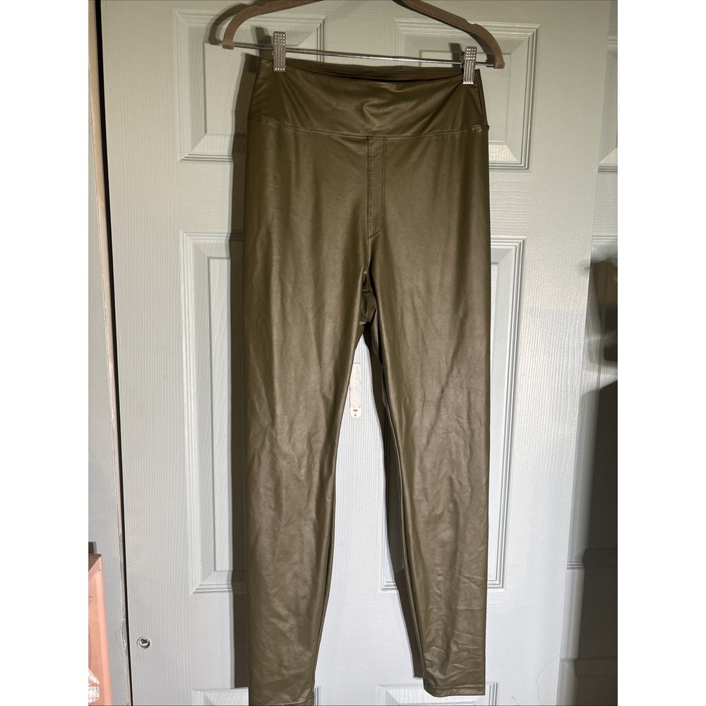 Offline By Aerie Faux‎ Leather Athletic Leggings Sz Large. Athleisure.